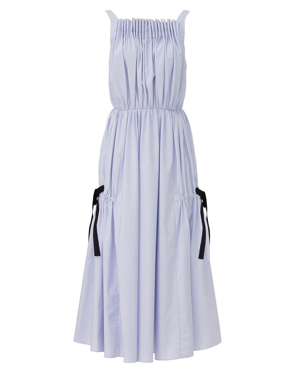 Jason Wu Soft Lavender Zip-Back Dress with Black Hardware